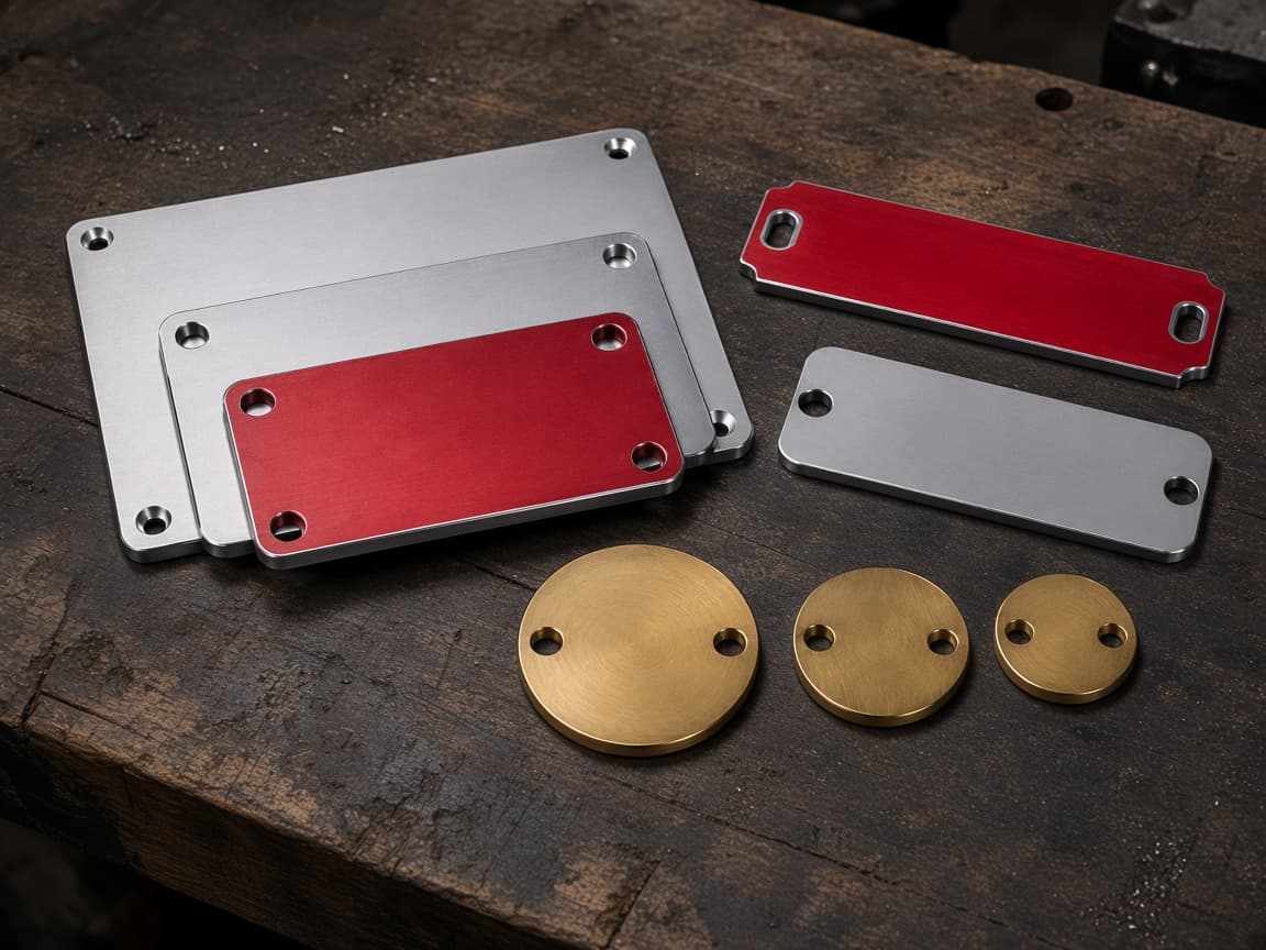 Equipment Panel Tag Set design concept, reverse side