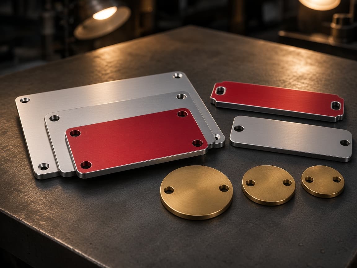 Equipment Panel Tag Set design concept, side view